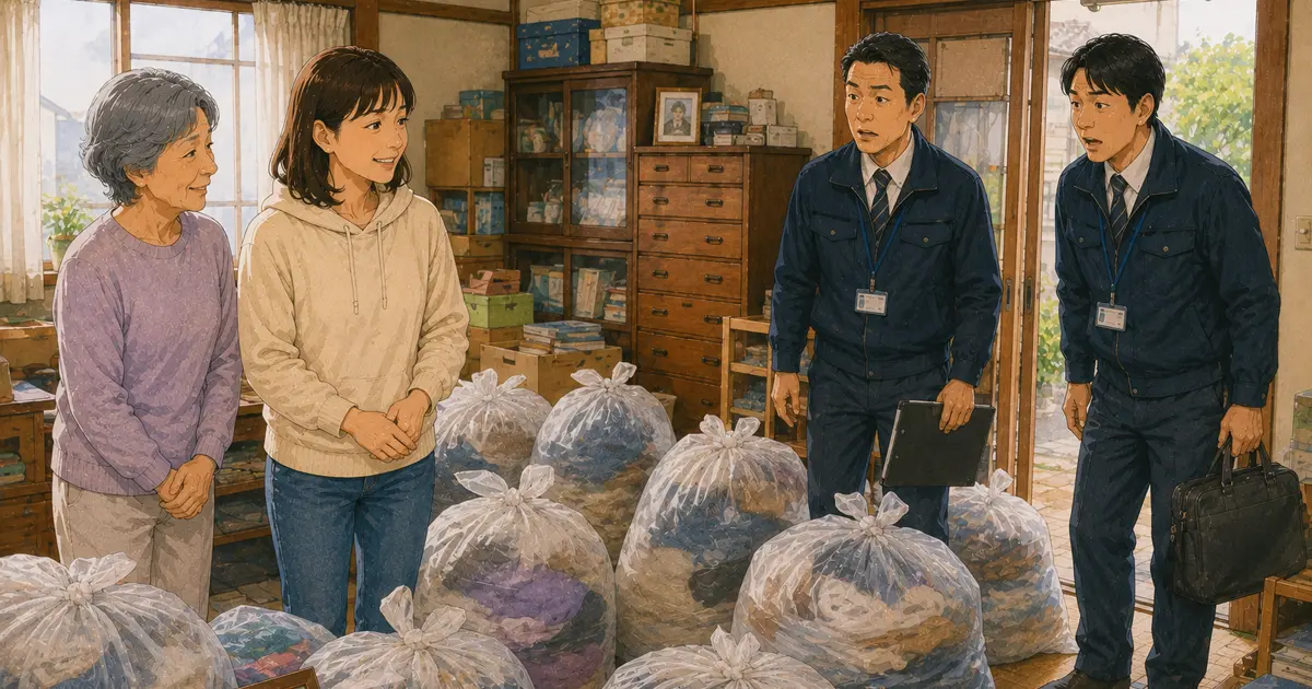 業者が来る前にやっておくべき？遺品整理の「仕分け」はどこまで自力でやるのが正解？